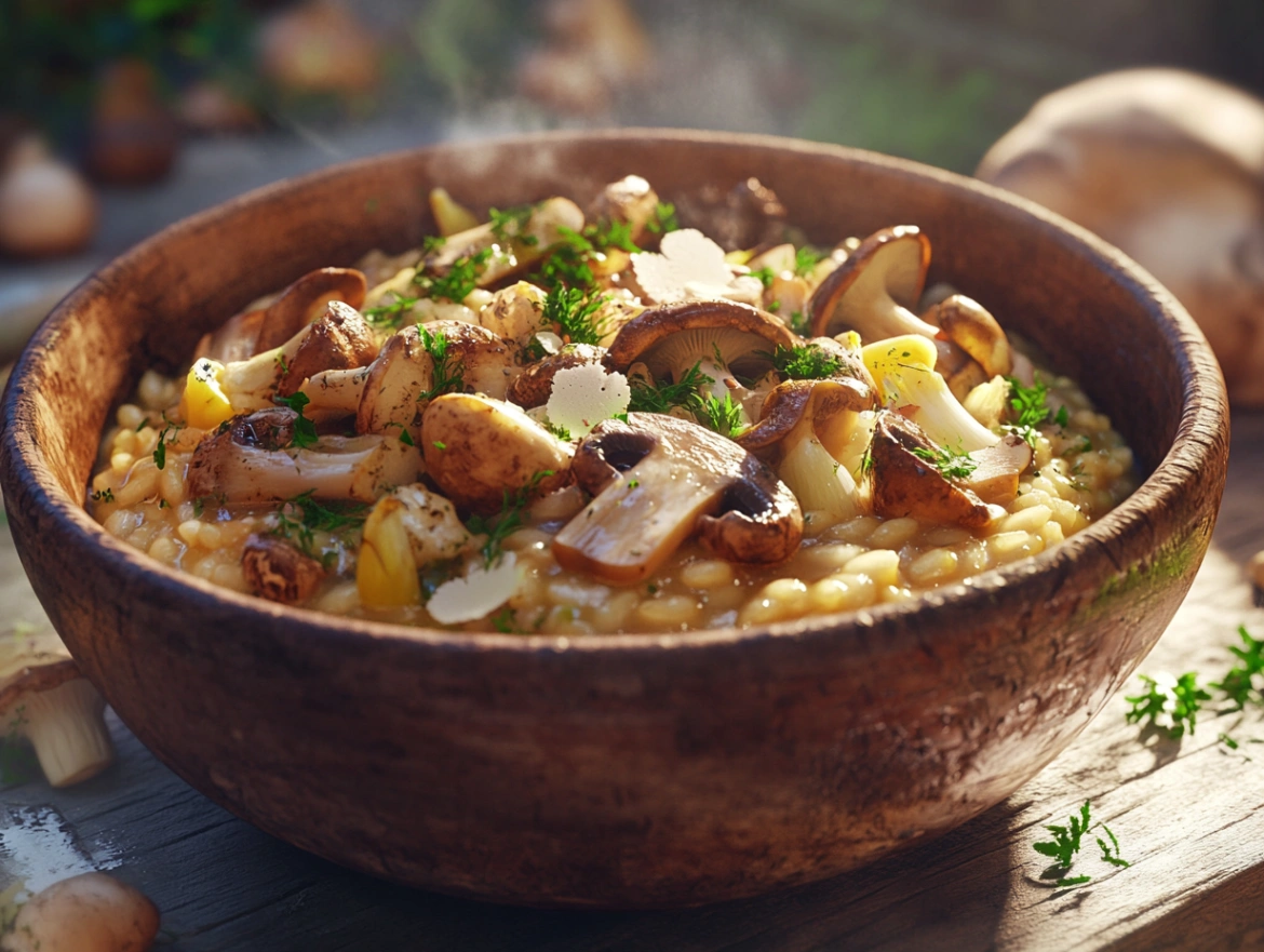 Різноманітні грибні страви